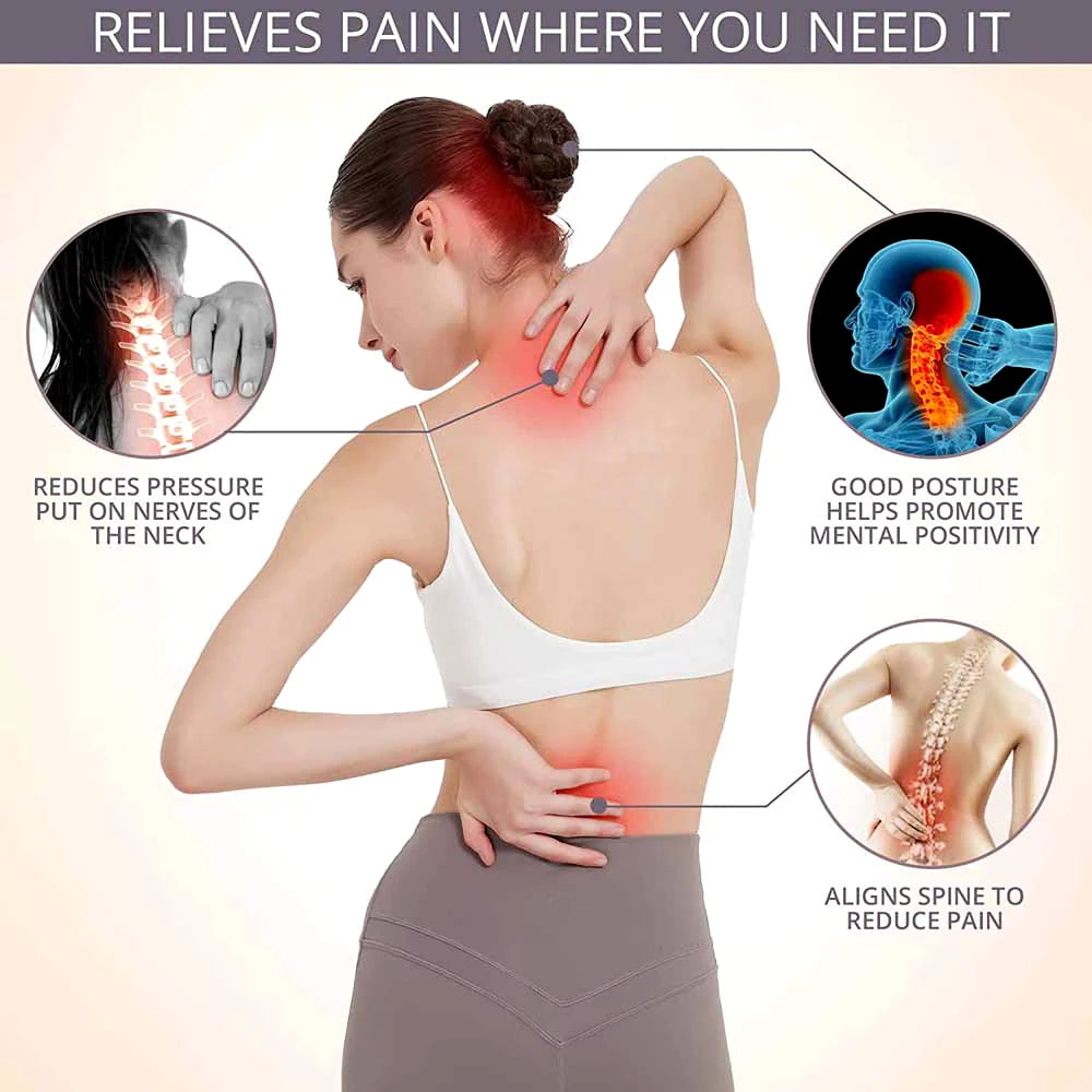 Posture Corrector for Men & Women (1PC) - Adjustable Back Brace for Shoulder Pain Relief & Instant Posture Improvement