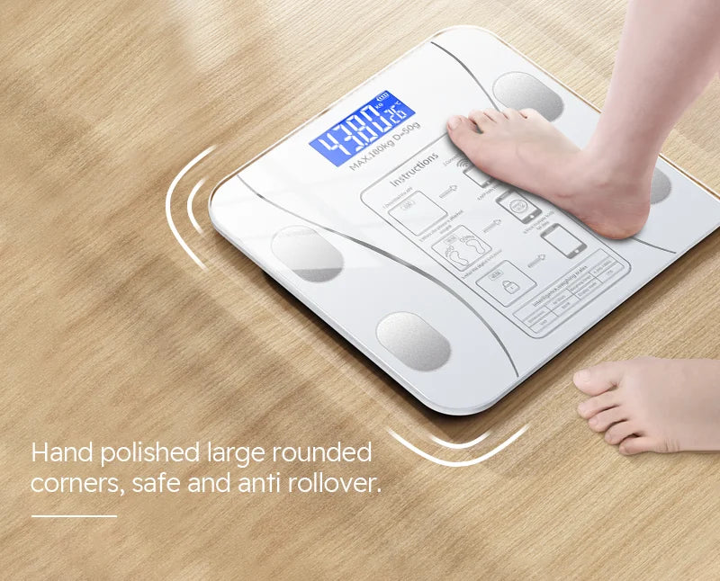 Smart Body Fat Scale for body management and fat loss, smart mode, Bluetooth body fat scale, home weight scale, ultra-precis