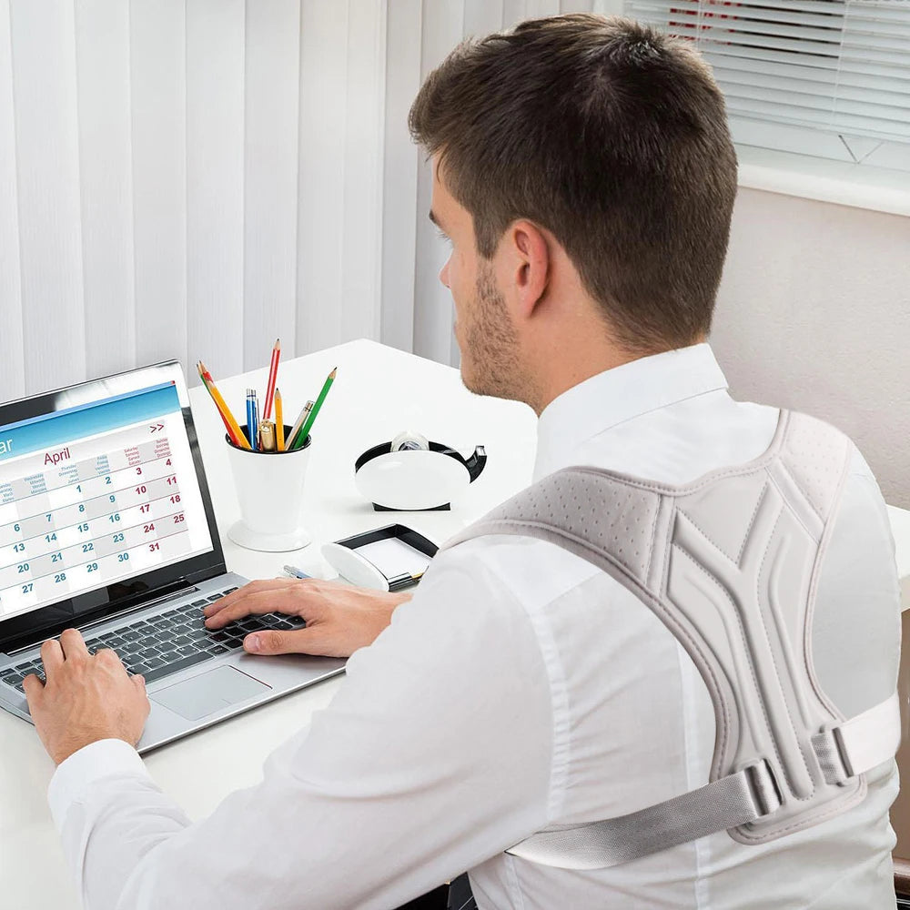 Posture Corrector for Men & Women (1PC) - Adjustable Back Brace for Shoulder Pain Relief & Instant Posture Improvement